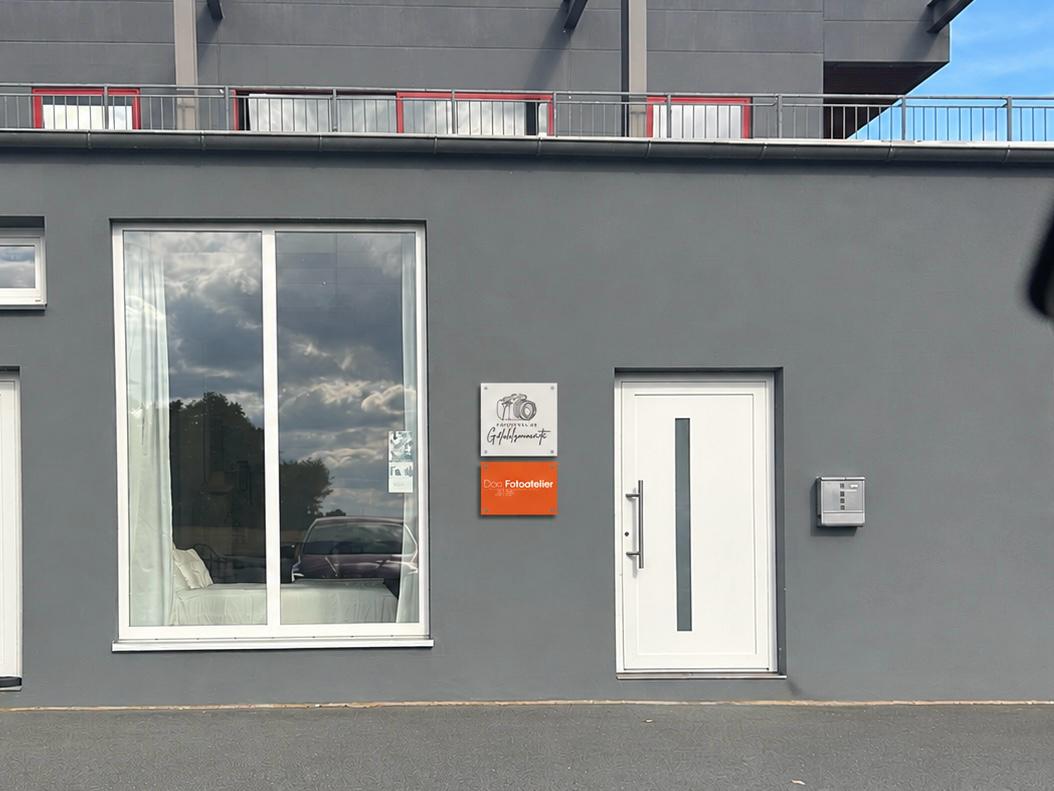 Eingang zum Fotoatelier Fotostudio Tageslichtstudio Mietstudio